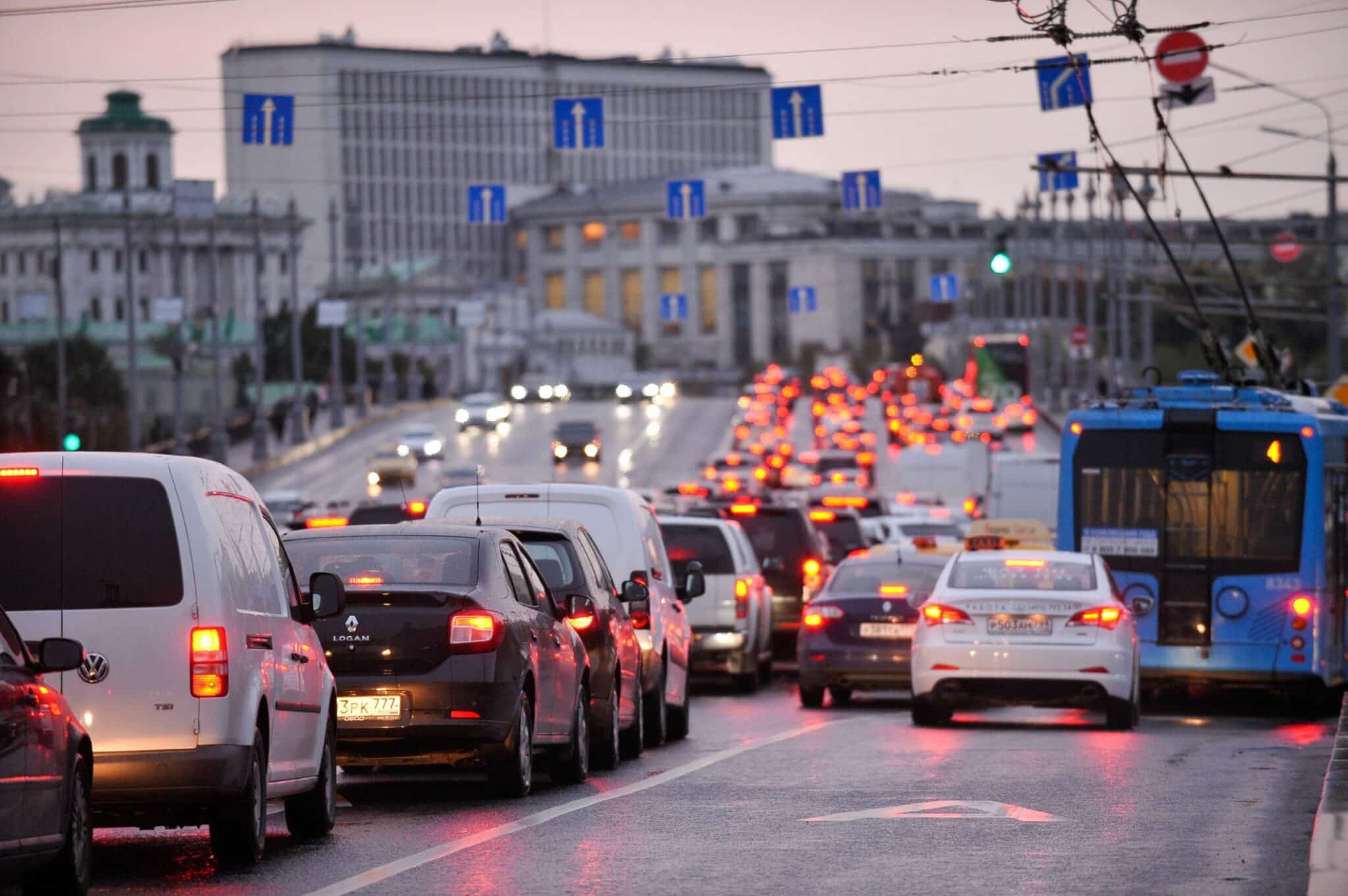 фото пробки в городе